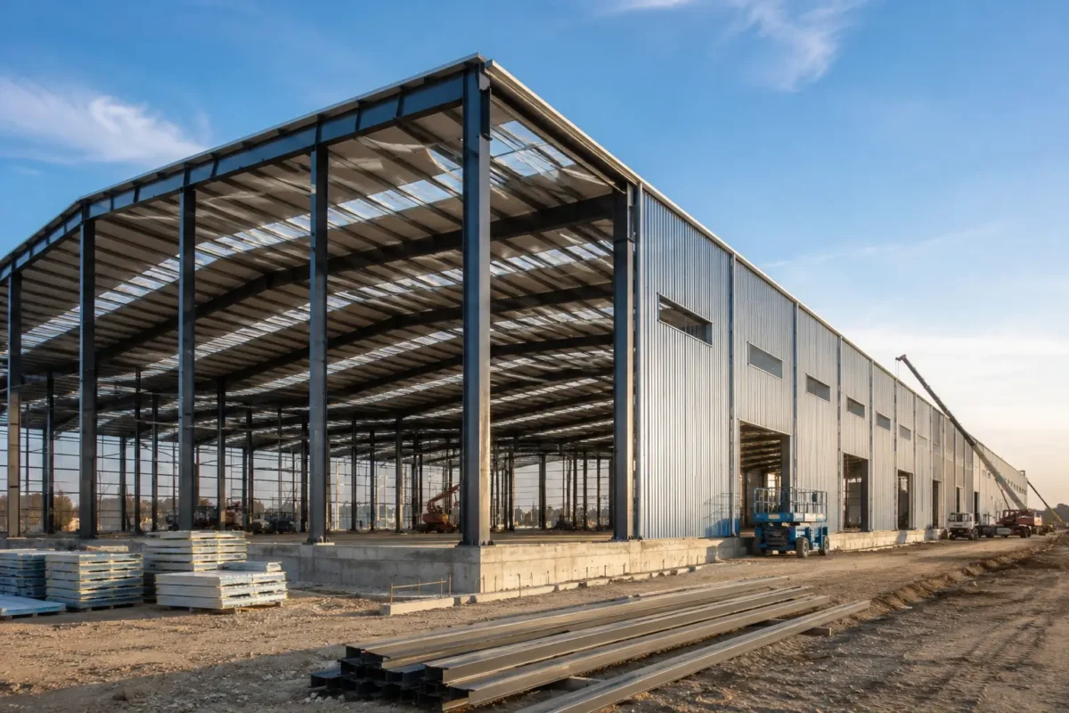 warehouse construction services banner image